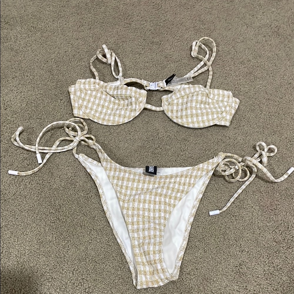 Checkered Bikini Set